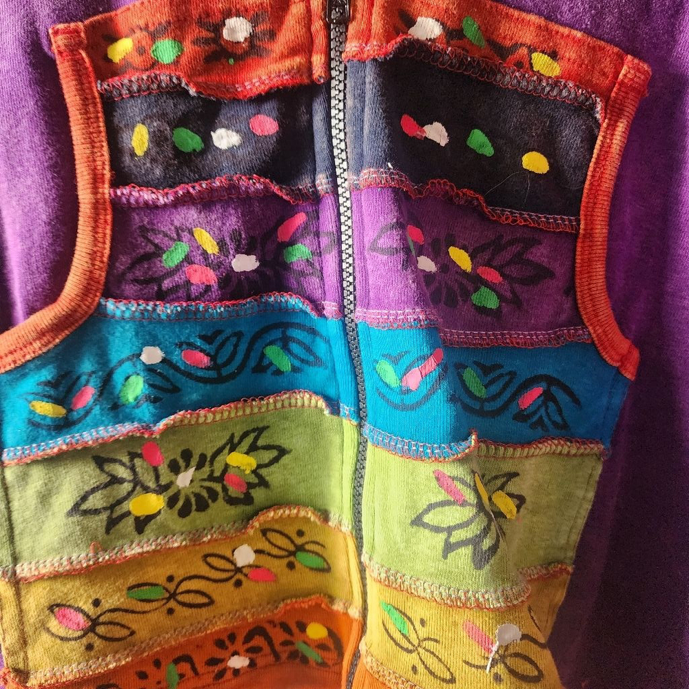Hippie Bohemian Zip up Sweatshirt - Picture 2 of 7